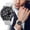 C, variant on Hearth & Gear Men's Fashion Watch With Precise Timing Men's Leisure Business Hand Precise Timing Watch F91w Electronic Watch Undone for Men A168wa Vibrating Alarm Bracelet Womens Dive Watch Watch with