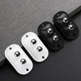 thumbnail image 3 of 20pcs Caster Stainless Steel 360Degree Rotation Paste Swivel Wheel Sticky Pulley, 3 of 9