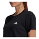 thumbnail image 3 of Playera adidas Mujer Dama Running Entrenamiento Aeroready negro XS, 3 of 8
