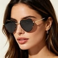thumbnail image 4 of Retro Heart Sunglasses, UV400 Protection Cat-Eye Style Shades for Women, 4 of 4
