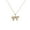 14K Yellow Gold, variant on FINE JEWELRY 925 Sterling Silver Round-shape Lab Grown Diamond Bow Knot Pendant Necklace (1/5 cttw, D-F Color, VS1 Clarity) 18"