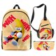 thumbnail image 2 of Conjunto de tres piezas para niños, mochila escolar Roblox, bolso de lápices, bolso de hombro con cremallera para estudiantes, regalo para niños, 2 of 4