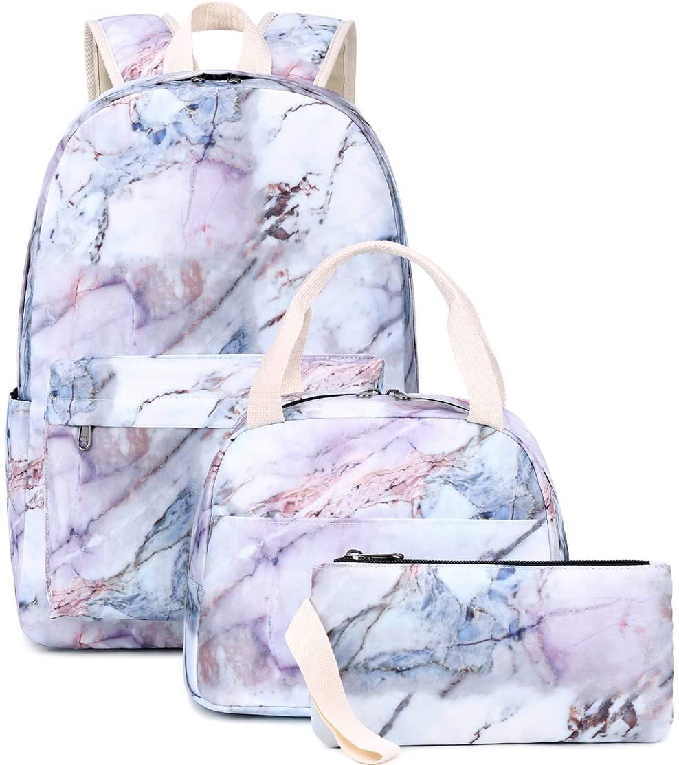 cute marble backpacks