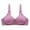 Purple, variant on Bigersell Girls Bra Women's Non Underwire Comfortable Printing Plus Size Four Breasted Bra Underwear Female Synthetic Padded Bra Big & Tall Lace Bra, Style 345, Beige XL
