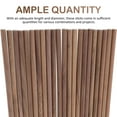 thumbnail image 3 of Minkissy 24 Pcs Wood Dowels Round Wood Dowel Rods For Wedding Decoration Rods In Brown, 3 of 6