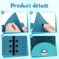 thumbnail image 2 of A5 Enamel Pin Display Book, 8 Pages Pins Collection Storage Organizer Book Clear PVC Cover Portable Travel Pin Display Book (Not Include Any Accessories), 2 of 17