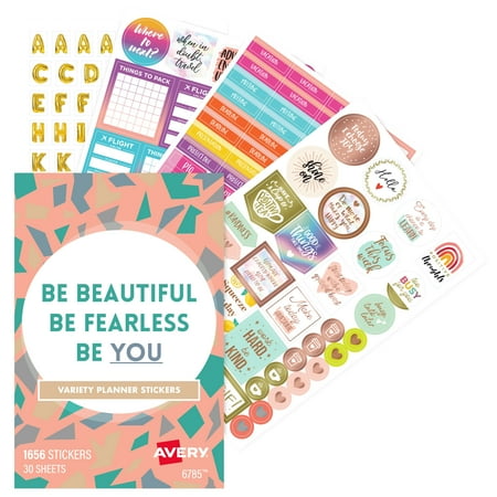 UPC: 0072782067854 | Avery Planner Stickers Variety Pack  1 656 Stickers  Weekly  Calendar and Journal Sticker Sheets (6785)