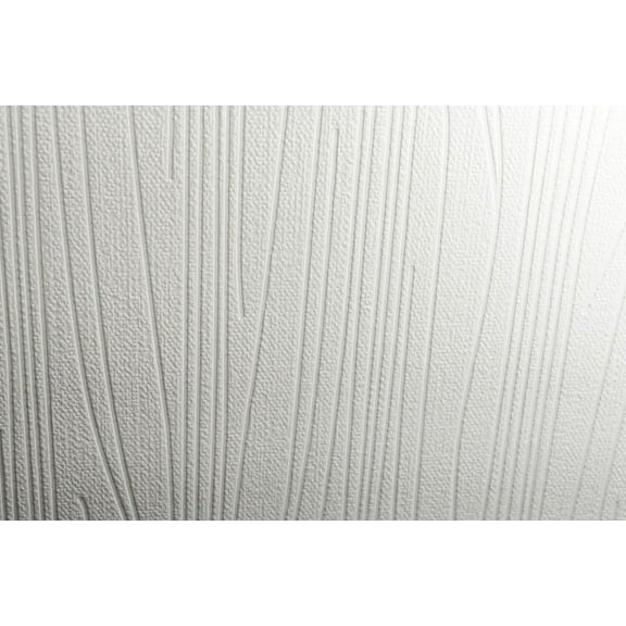 Subway White Paintable Wallpaper