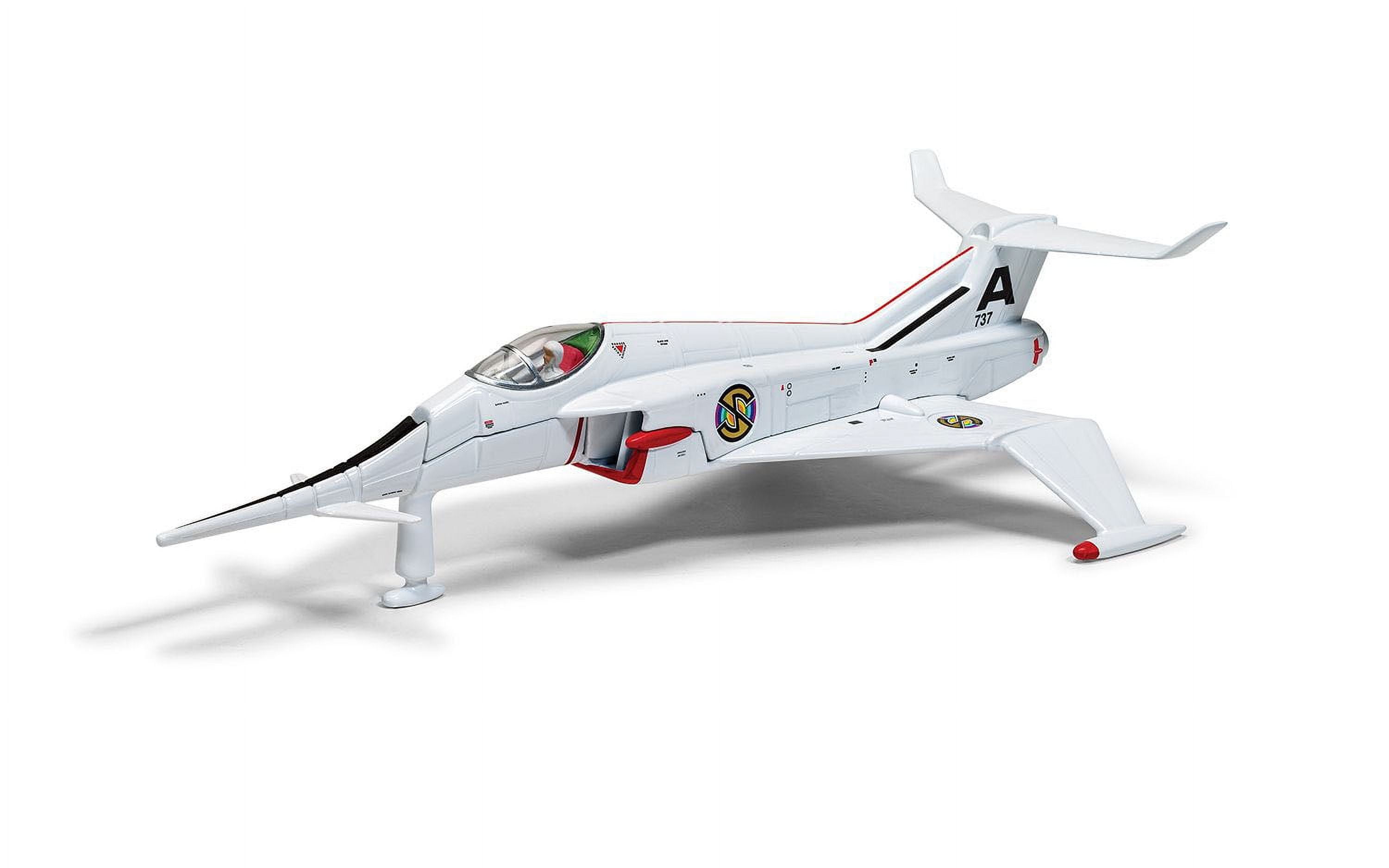 Angel Interceptor Aircraft "World Army Air Force" White "Captain Scarlet & the Mysterons" (1967-1968) TV Diecast Model by Corgi