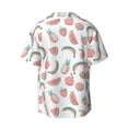 thumbnail image 7 of Kdxio Men's Hawaiian Shirt for Men Short Sleeve Shirt Fruit Summer Casual Holiday Beach Button Down T-Shirts, 7 of 7