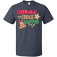 thumbnail image 3 of Inktastic Christmas Official Cookie Taster with Bell and Star Cookie T-Shirt, 3 of 5