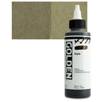 Golden High Flow Acrylics, 4 oz, Sepia