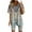 Beige, variant on Gaecuw 2 Piece Outfits for Women Shorts Legging Sets Short Sleeve Pullover Short Length Seamless Shorts V Neck Oversized Waist Fashion Suits Casual Summer Sets Suit Set Two Piece Sets Sky Blue L