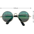 thumbnail image 3 of Metal Frame Small Round Pet Sunglasses for Special Tidal Glasses for Cats or Small Dogs (Deep Blue), 3 of 8