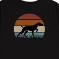 thumbnail image 4 of Inktastic Hunting Dog Retro Sunset Boys or Girls Long Sleeve Toddler T-Shirt, 4 of 5