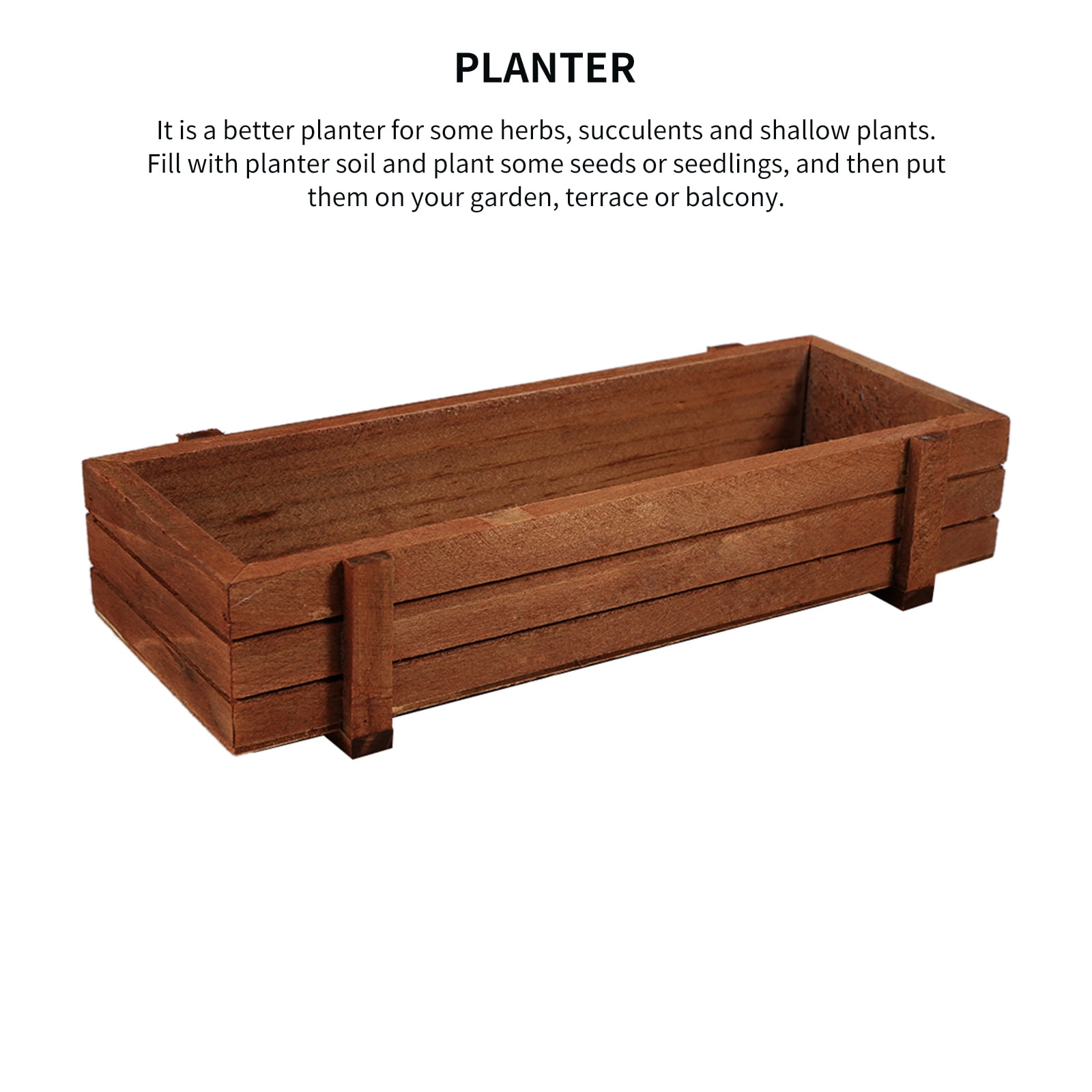 Cabilock Cube Planter Box Wooden Rustic Planter Pot Square Succulent Flower Pot Bonsai Pot Container with Handle for Home Garden Cabilock Cube Planter Box Wooden Rustic Planter Pot Square Succulent Flower Pot Bonsai Pot Container with Handle for Home Garden