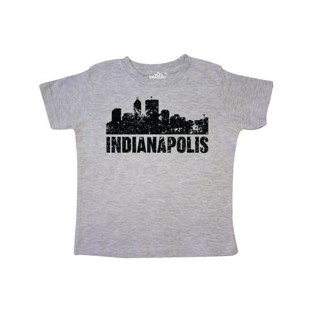 

Inktastic Indianapolis Skyline Grunge Gift Toddler Boy or Toddler Girl T-Shirt