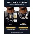 thumbnail image 6 of PROSTEEL Men Necklace Stainless Steel Figaro Chain for Pendant Mens Gift for Fathers Day Birthday Graduation Jewelry for Dad Son 6mm 20 inch, 6 of 9