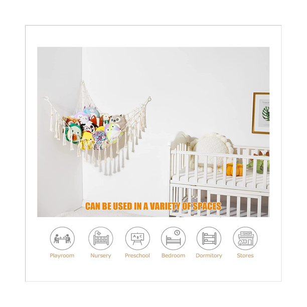 Stuffed Animal Hammock Stuffed Animal Storage Holder Plush Toy Net