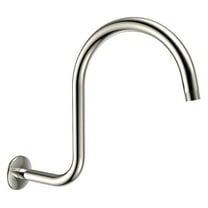 Kingston Brass K114C6 Restoration 14" Shower Arm with Round Flange, Polished Nickel