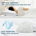 thumbnail image 2 of Bedsure Pillows King Size Set of 2 - Fluffy King Pillows 2 Pack, Bed Pillows for Sleeping Hotel Quality Gusseted Pillow with Down Alternative for Back, Stomach, or Side Sleeper, Machine Washable, 2 of 6