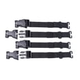thumbnail image 2 of 4x Adjustable Pouch Backpack Chest Strap Quick Release Buckle Belts Strap Outdoor Camping Black, 2 of 8