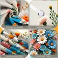 thumbnail image 4 of Colorful Flowers Floral Banner Spring Flower Display Multicolor Pattern Daisy Decoration Nature Background for Wedding Decoration Party Backdrop Indoor Decor, 4 of 9