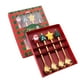 thumbnail image 1 of Juego de cubiertos navideños Gardenne, cucharas y tenedores navideños, vajilla navideña, cabezal de acero inoxidable de superficie lisa, cubiertos decorativos navideños (20 piezas), 1 of 8