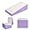 White & Purple, variant on Matladin Incline Gymnastics Mat, Folding Gymnastics Cheese Wedge Mat, Gym Fitness Tumbling Skill Shape Mat for Kids Girls Home Training Exercise Mat, 48"x24"x14"