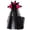 A005- Black B5 Style, variant on Halloween Purple Headband with Veil 35 Inch Black Lace Fabric Artificial Roses Gothic Halloween Decor Day of The Dead Accessory for Adult Party and Themed Events 1 Pack