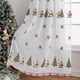 thumbnail image 4 of Cortinas Navideñas con Bordado de Papá Noel, Biombo Rectangular Decorativo de Tela, 4 of 6