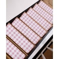 thumbnail image 7 of Stair Treads for Wooden Steps, Pink Plaid Peel and Stick Stair Treads with Reusable Adhesive, Spring Farmhouse Buffalo Checkered Non Slip Indoor Stairs Runner Rugs Mats for Elders Dogs 8"x30" 4PCS, 7 of 7