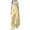 Yellow, variant on Coerni Girls Cargo Bib Overalls Solid Trendy Baggy Wide Leg Jumpsuit Kids Casual Jumpers with Pockets Adjustable Straps