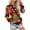 Red womens tops, variant on Cyber and Monday Deals Dianli Christmas Sweatshirt for Women Long Sleeve Round Neck Reindeer Print Women Tops Blouses Casual Loose Fashion Tops Tunic Vintage Womens Fall Sweaters