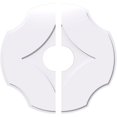 thumbnail image 7 of 24"OD x 7"ID x 8 1/4"C x 1"P Percival Architectural Grade PVC Contemporary Ceiling Medallion, Two Piece, 7 of 7