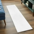 thumbnail image 4 of White Area Rugs 2x6 for Kitchen Runner Rug, Farmhouse Solid White Color Modern Art Non Slip Washable Rug Runner, Low Pile Indoor Floor Carpet Mat Bathroom Rugs for Bedroom, Kids Room, 4 of 9