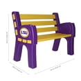 thumbnail image 3 of LSU Tigers Park Bench, 3 of 3