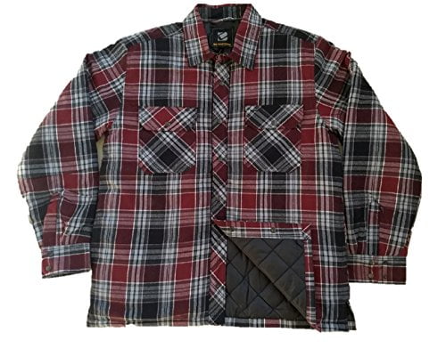 bc clothing men's flannel shirt jacket