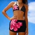thumbnail image 7 of BRGZLK Womens Bikini Sets 3 Piece Swimsuits Fashion Split High Waisted Tight-Fitting Bathing Suit, 7 of 7
