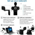thumbnail image 4 of EIMELI 1080P Full HD USB Webcam For PC With Microphone / FHD Desktop Laptop Web Camera, 4 of 7