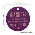 thumbnail image 6 of Inkdotpot Thank You For Celebrating The Mother To Be Baby Shower Bottle Tag Real Rose Gold Foil Favor Hang Tags Pack Of 50, 6 of 7