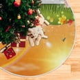 thumbnail image 5 of FMSHPON Happy EasterEggsFlowers Xmas Christmas Tree Skirt Stand Mat for Holiday Party Decoration Indoor Outdoor 48 inches, 5 of 6