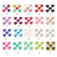 thumbnail image 5 of BrowQuartz Heart Rhinestone Stickers Acrylic Crystal Gems Self-Adhesive Ornamental Embellishments Styling Clothes Necklace Jewelry Rose Red, 5 of 6