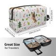 thumbnail image 4 of Goofa German Shepherd Dog Printed Toiletry Bag with Handle,Large Capacity Travel Makeup Cosmetic Bag for Women, Carry on Airport Airline Compliant Bag, 4 of 9