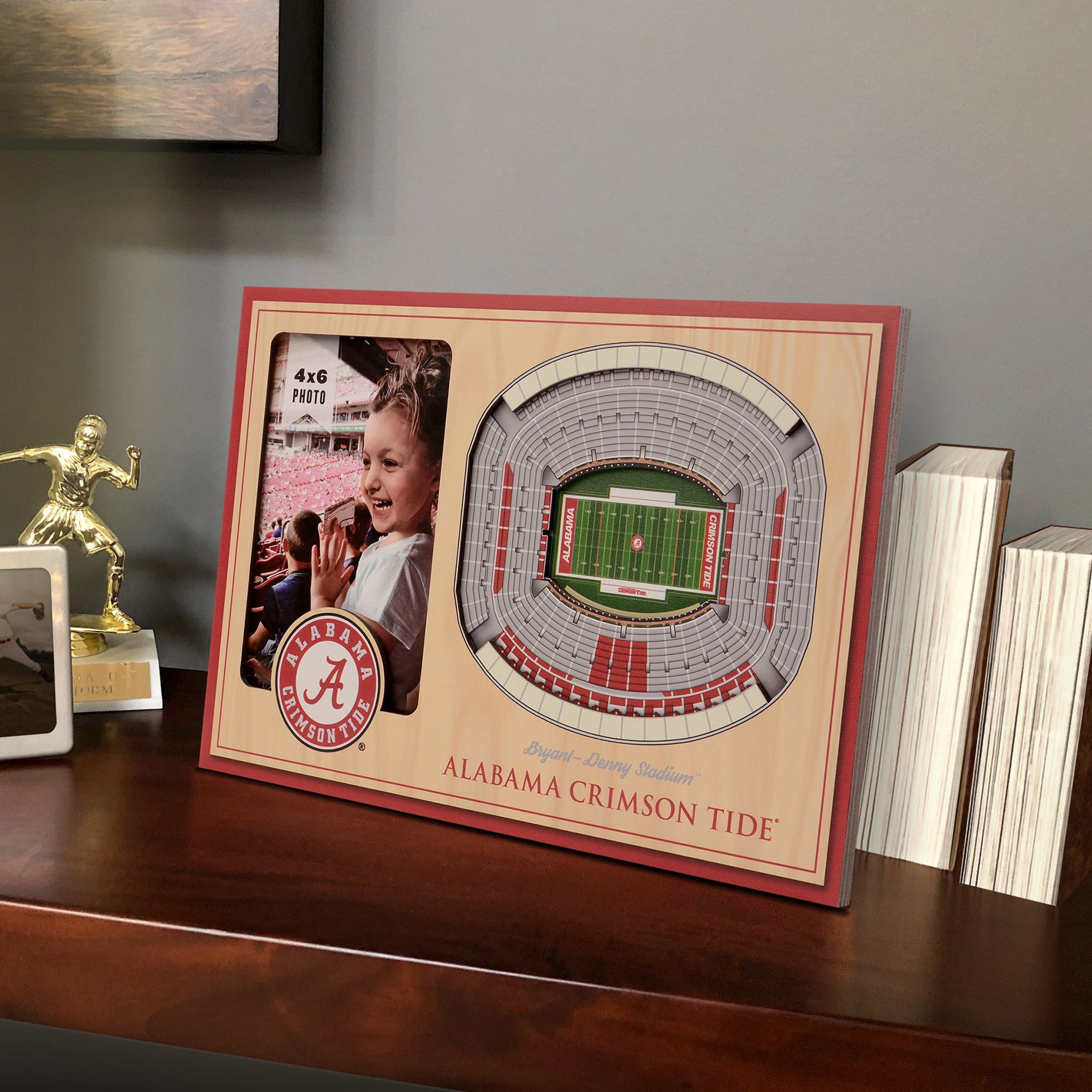 IDNA Alabama Crimson Tide 3D StadiumViews Picture Frame