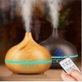 thumbnail image 3 of Máquina de aromaterapia con grano de madera, control remoto por Bluetooth, ultrasónico, pequeño difusor para el hogar, máquina de incienso para oficina, máquina de oxígeno y agua, 3 of 6
