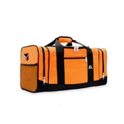 Everest Unisex Sporty Gear Duffel Bag - Large Orange