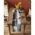 thumbnail image 5 of Grey Table Runner 72 Inches, Modern Oil Painted Art Abstract Geometric Bed Runner Dresser Scarves Tabletop for Indoor Outdoor Parties/Ceremony/Banquet, 16" x 72", 5 of 8