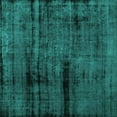 thumbnail image 1 of Ahgly Company Machine Washable Indoor Square Persian Turquoise Blue Bohemian Area Rugs, 4' Square, 1 of 4