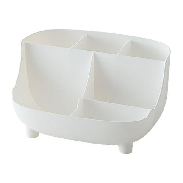 Bearachild Almacenamiento de escritorio de apariencia elegante para un espacio de trabajo elegante y organizado Organizador de papelería Almacenamiento y organización del hogar Blanco